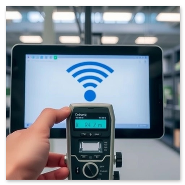 WLAN Heatmap mit hoher Abdeckung